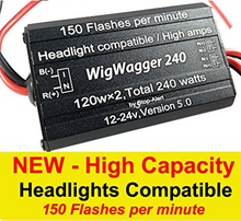 Headlight Wig Wag Flasher Relay - Universal 12-24V  Headlight Wig Wag Flasher Relay  Headlight Wig Wag Flasher light